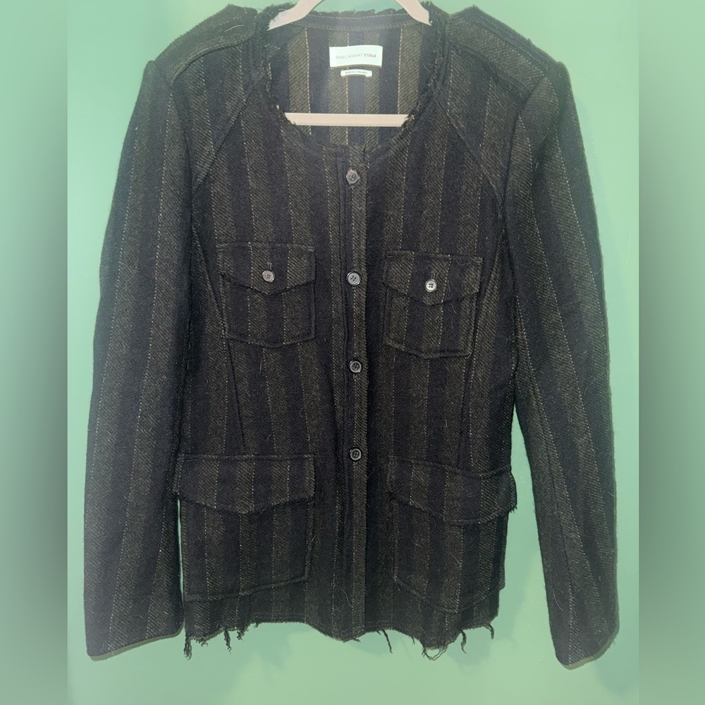 Isabel Marant Women's Black Striped Jacket